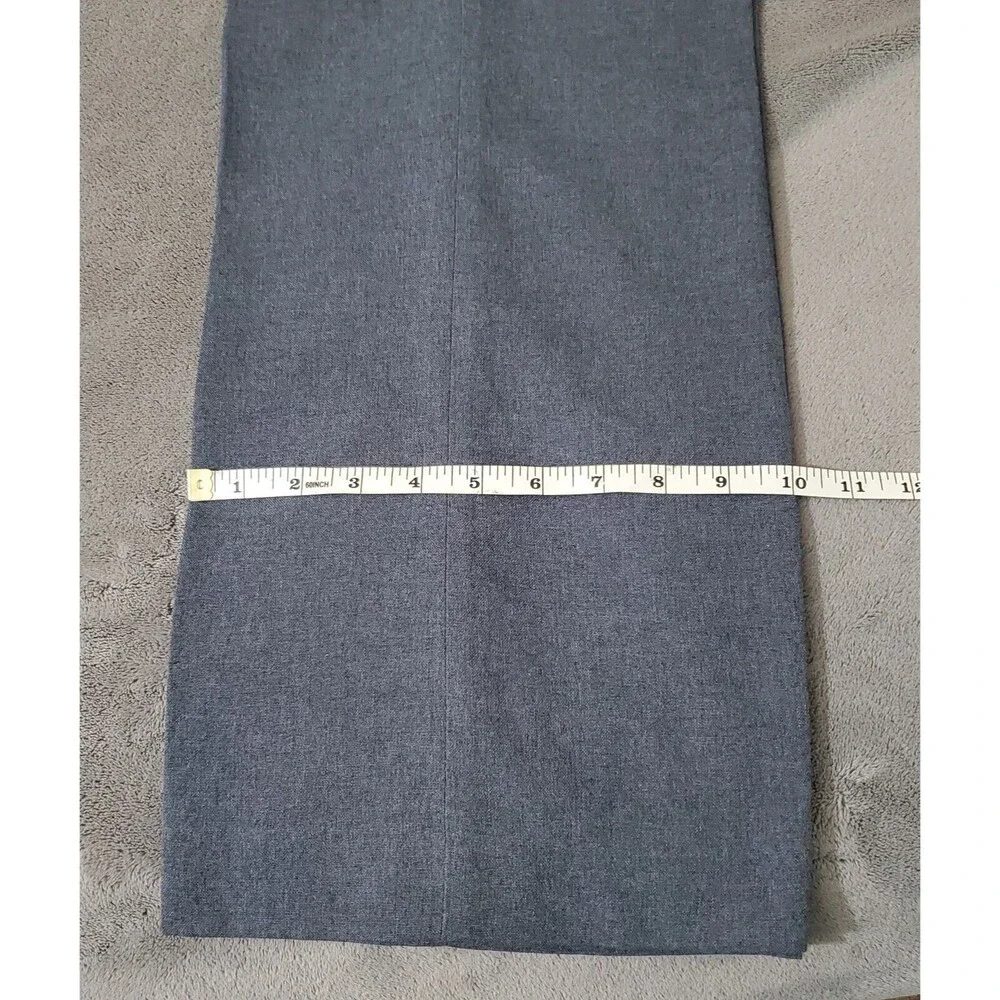 Vintage Botany 500 Mens Dress Pants Sz 40x32 Grey Flat Front Straight Leg Church